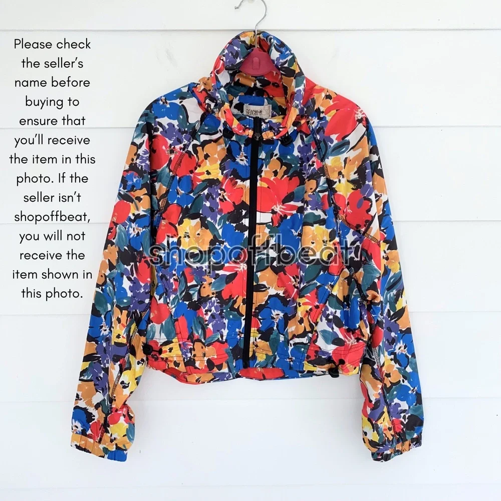 NEW Beach Riot Erica Jacket Buttercup Floral Small